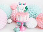 Pink Honeycomb Ball Backdrop