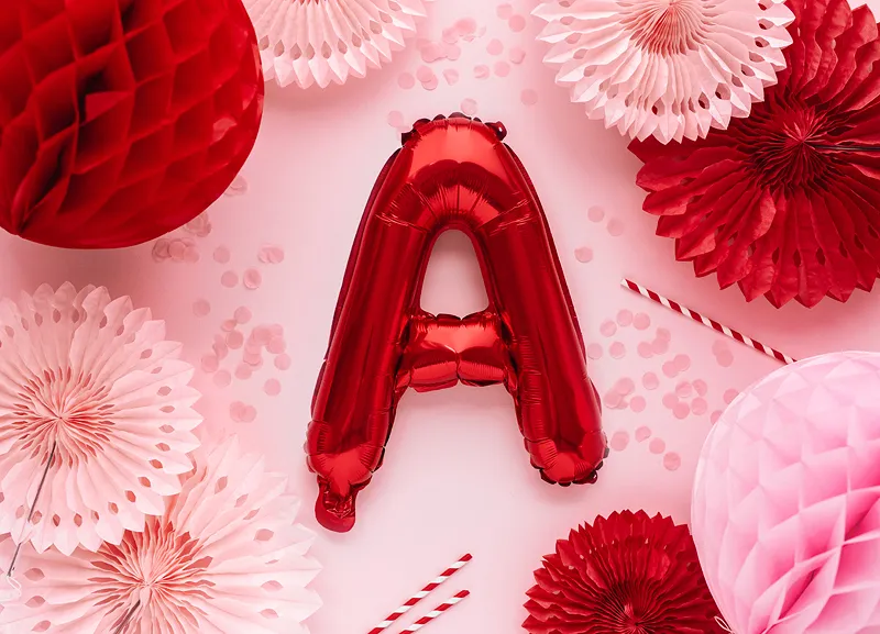 Red Honeycomb Ball Backdrop