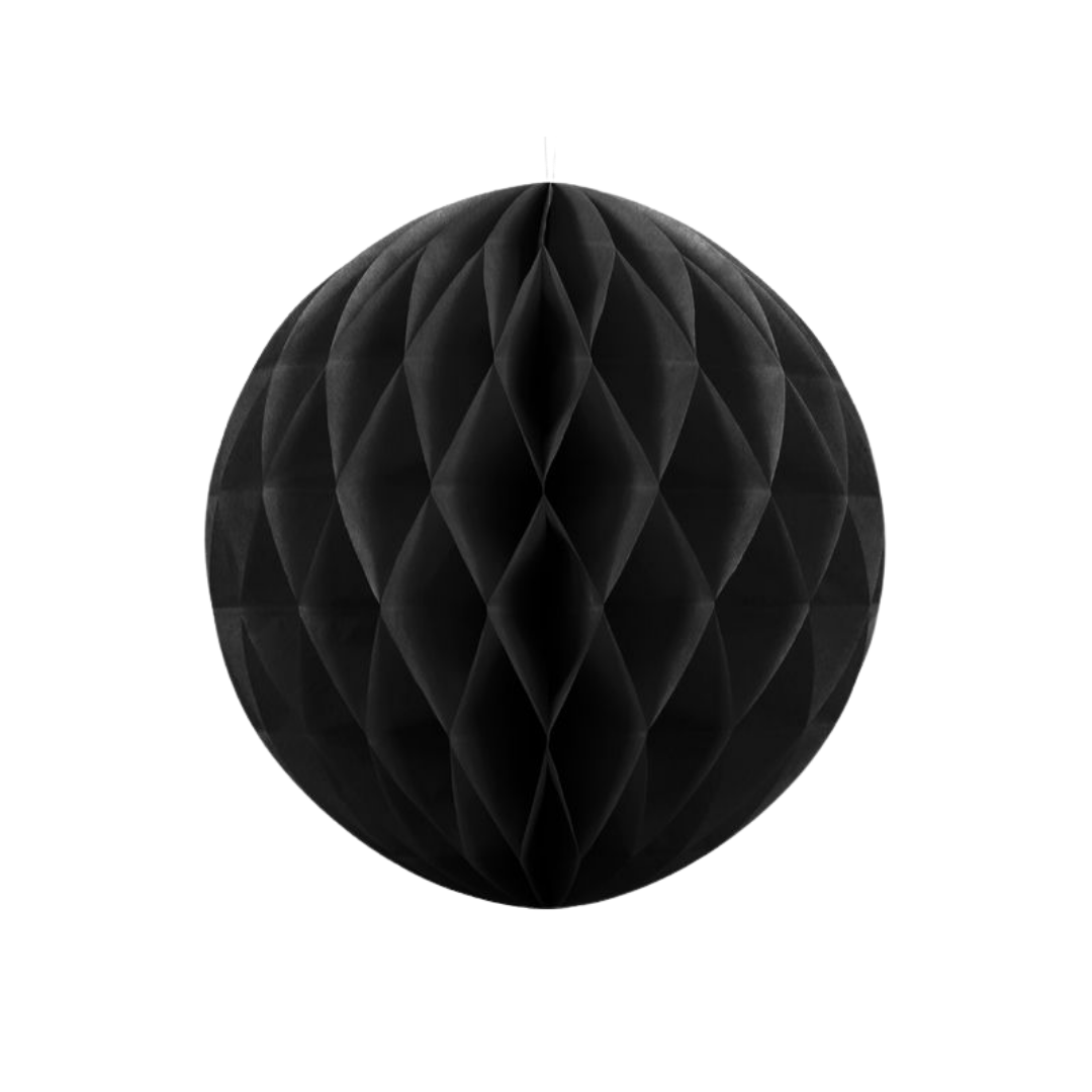 Black Honeycomb Ball Backdrop