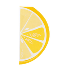 Yellow Lemon Slice Shaped Guest Napkins