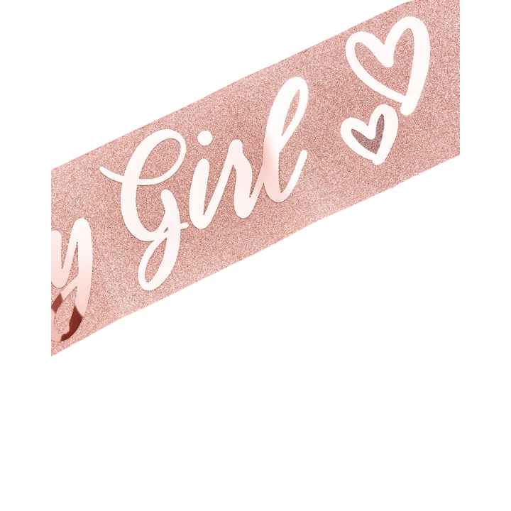 Birthday Girl Rose Gold Sash
