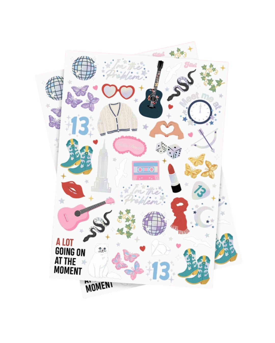 Taylor Swift Eras Tour Tattoo Sheets/Favors (74 Tattoos)