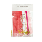 Pastel pink DIY tissue paper tassel garland kit for birthday from Parte Haus party supply store in Bethesda MD