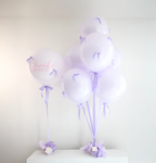Lavender Romance Personalized Balloons