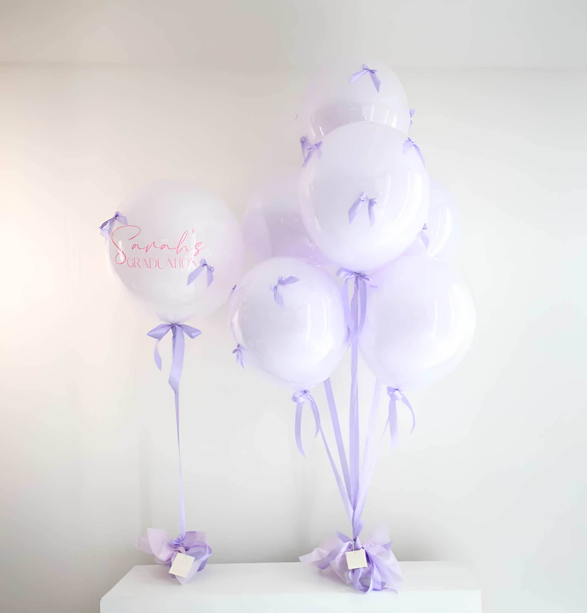 Lavender Romance Personalized Balloons