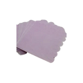 Light purple paper napkins with scalloped edges for birthday or baby shower from Parte Haus party supply store in Bethesda MD