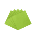 Lime green luncheon napkins five stacked square napkins for birthdays from Parte Haus party supply store in Bethesda MD.