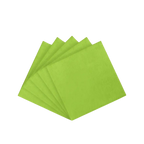 Lime green luncheon napkins five stacked square napkins for birthdays from Parte Haus party supply store in Bethesda MD.