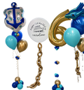 Little Captain Birthday Balloon Bundle
