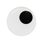 white small plate with black eye design monster theme from Parte Haus party supply store in Bethesda Maryland