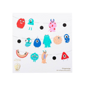 Multicolor monster decorations garland for kids birthday from Parte Haus party supply store in Bethesda MD