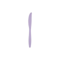 Luscious lavender plastic knife simple design for birthday from Parte Haus party supply store in Bethesda MD