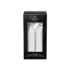 Silver flatware set in black box elegant tableware for celebrations from Parte Haus party supply store in Bethesda MD