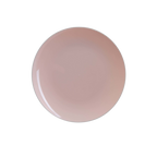 Blush pink dinner plate with glossy finish from Parte Haus party supply store in Bethesda MD