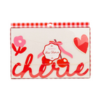 Red and White Cherry "Ma Cherie" Banner Set