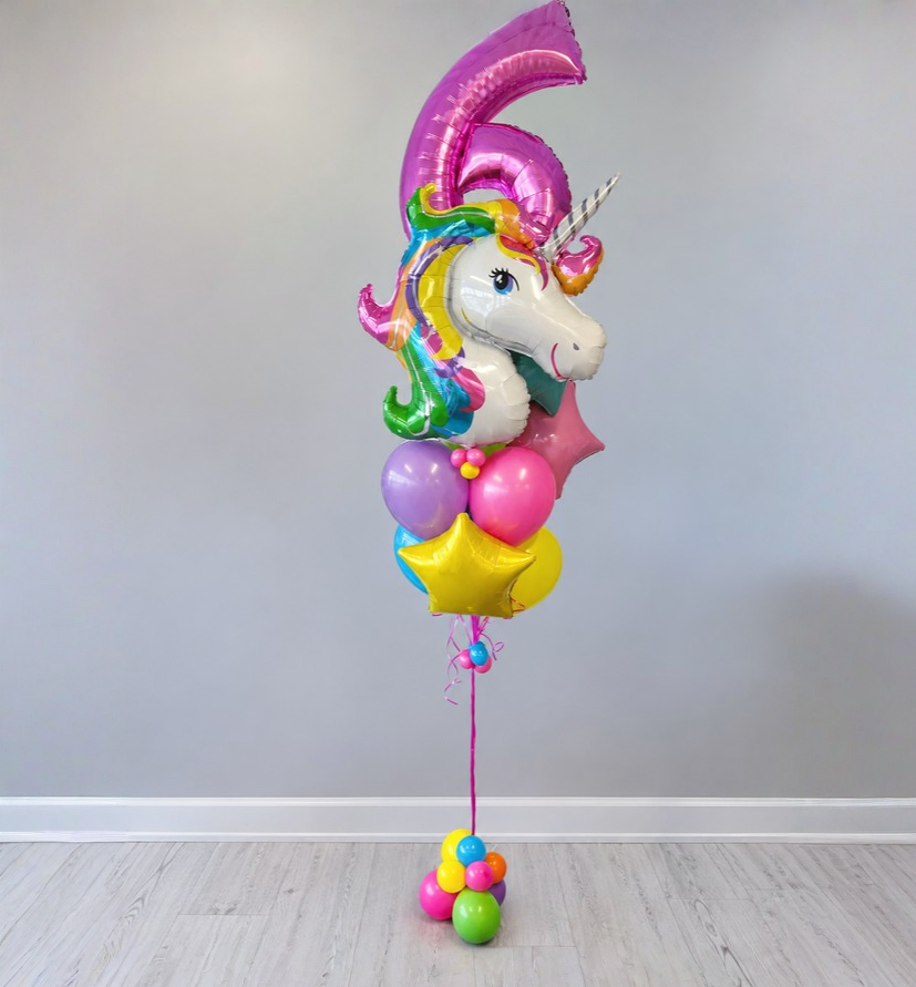 Magical Unicorn Birthday Balloon Bundle