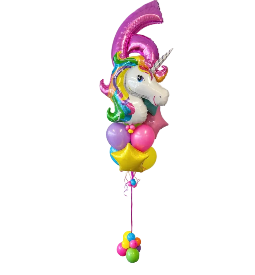 Magical Unicorn Birthday Balloon Bundle