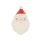 red and white melamine Santa plate with Santa face Christmas from Parte Haus party supply store in Bethesda MD