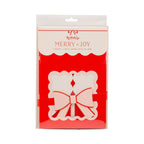 Red and Pink Bow Cookie Box