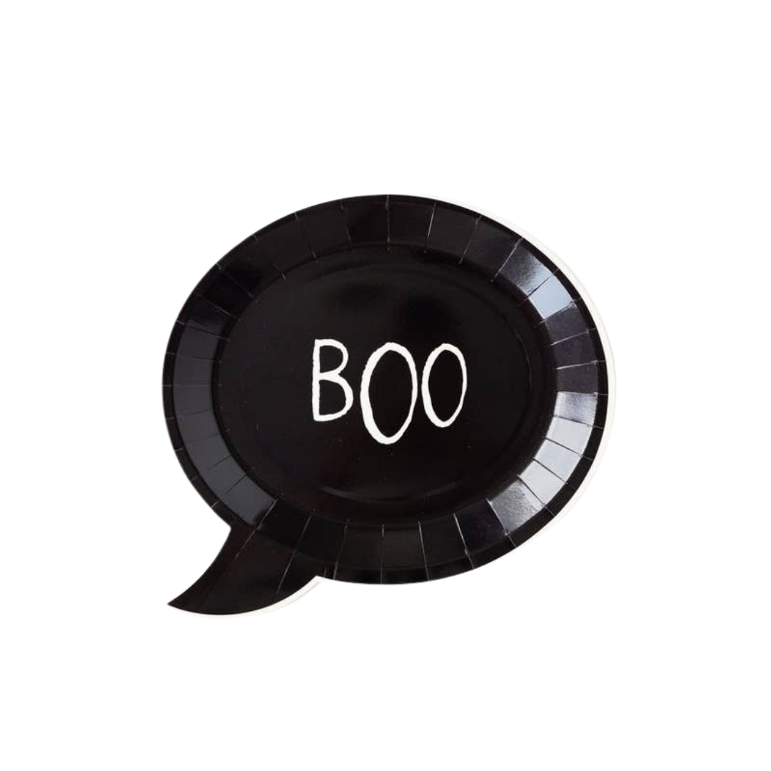  Black Frank & Mummy Boo! Shaped Large Plate