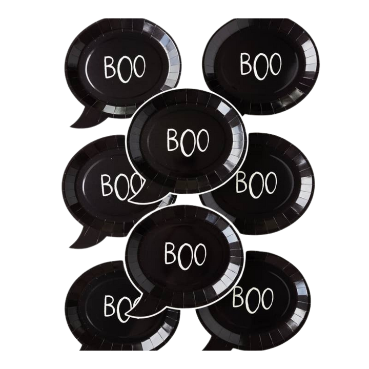  Black Frank & Mummy Boo! Shaped Large Plate