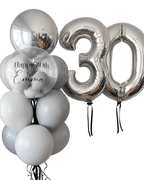 Monochrome Grey Signature Balloon Bundle