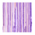 Matte purple foil curtain with vertical shiny and matte stripes birthday decor from Parte Haus party supply store in Bethesda Maryland