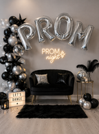 Metallic Letter Balloon Arch