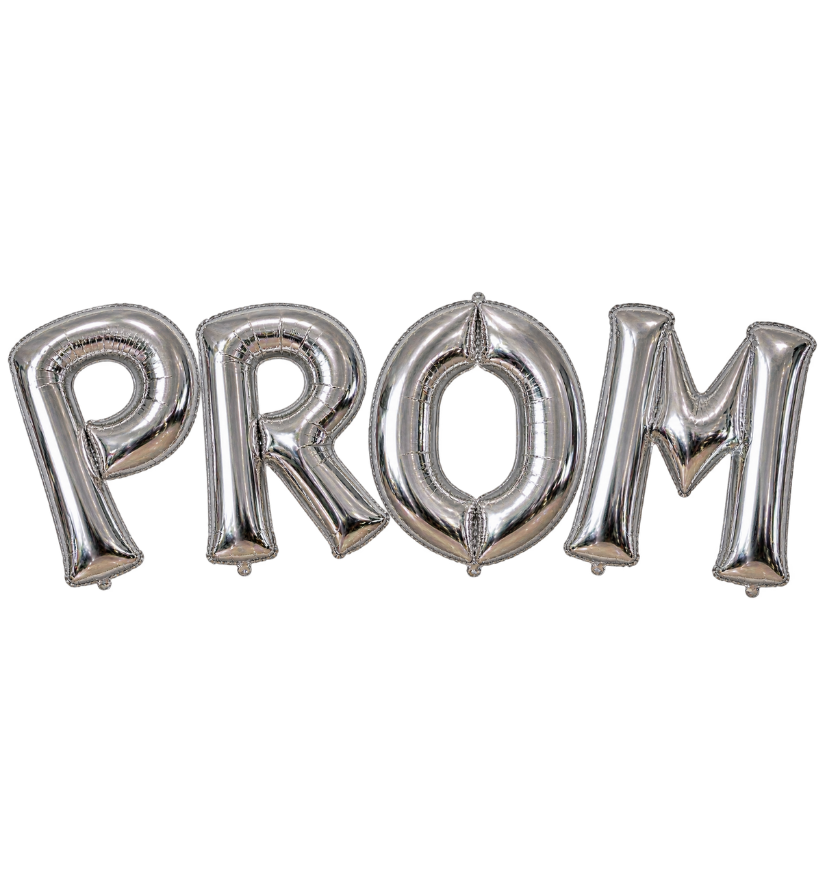 Metallic Letter Balloon Arch