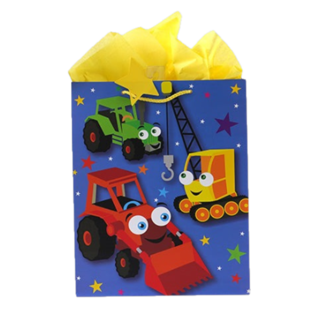Transportation Gift Bags | 4 Designs