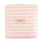 Pink Striped Scalloped Cocktail Napkins