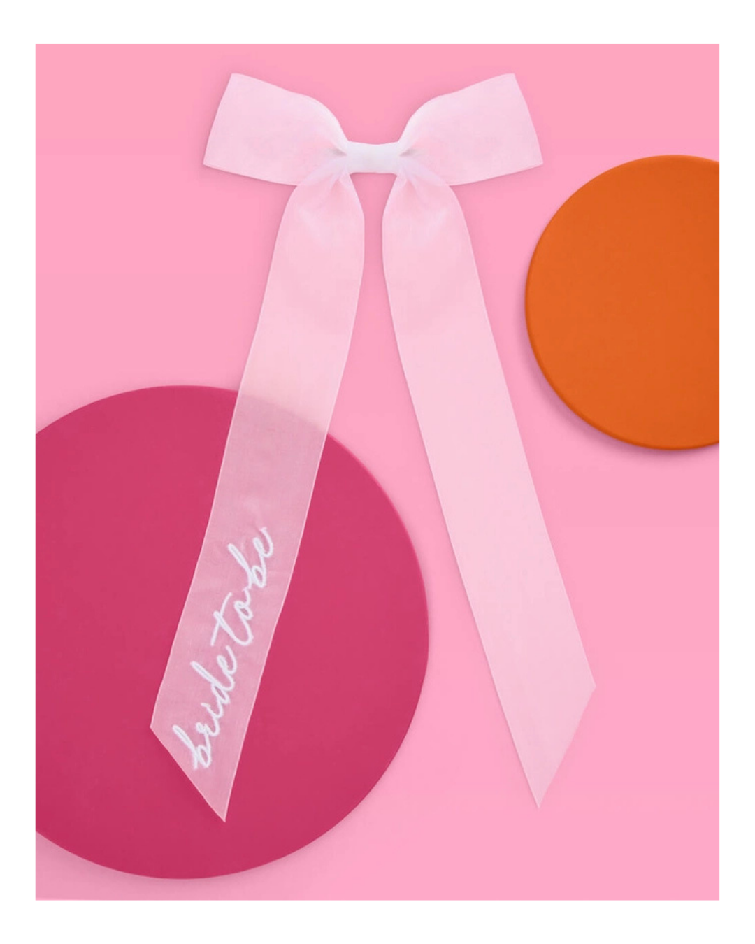 White Bride To Be Bridal Shower Bow