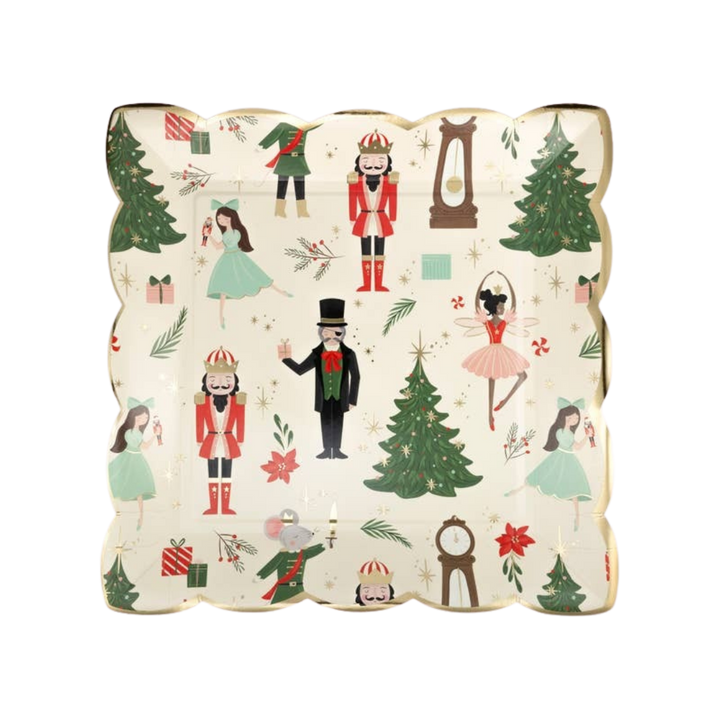 Multicolor Nutcracker Large Plate