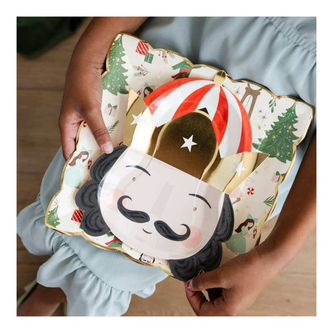 Multicolor Nutcracker Large Plate