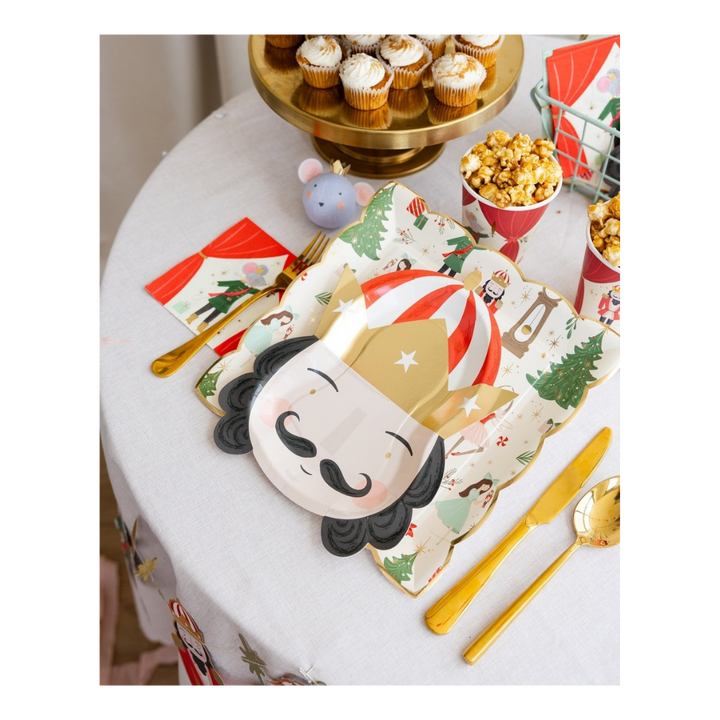 Multicolor Nutcracker Large Plate