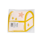 Gold and pink treasure chest napkins with star accents for pirate theme from Parte Haus party supply store in Bethesda MD