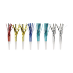 Multicolor foil noisemaker set for celebrations and events from Parte Haus party supply store in Bethesda MD