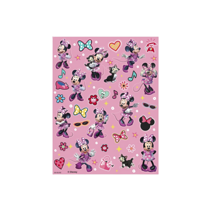 Minnie Mouse Sticker Sheets - 100 pcs