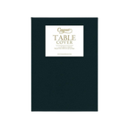 Black table cover solid color packaging for events from Parte Haus party supply store in Bethesda Maryland