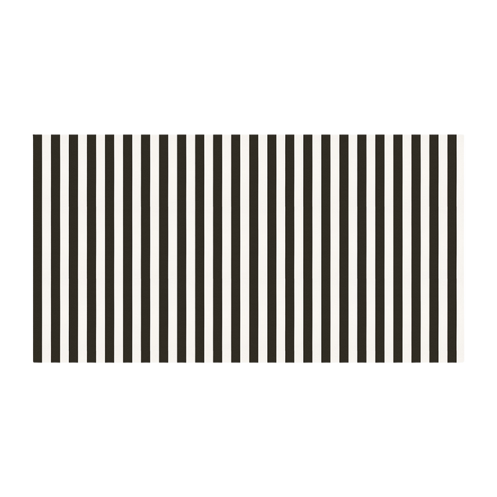 Black Striped Tablecloth