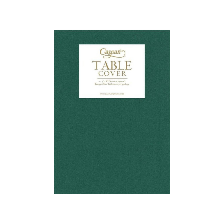 Emerald Solid Paper Linen Table Cover