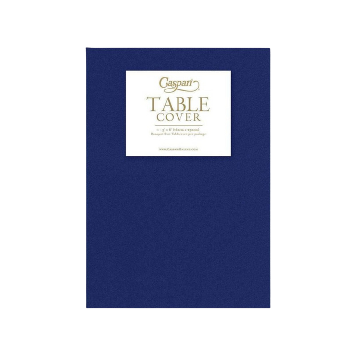 Navy Solid Paper Linen Table Cover