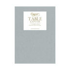 Silver table cover banquet size from Parte Haus party supply store in Bethesda Maryland