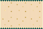 Cream and Red Stars and Stripes Tablecloth