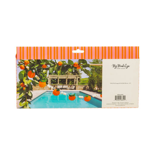 Orange Felt Orange Banner