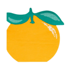 Orange Shaped Cocktail Napkins