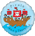 Blue Pirates in Ship Foil Balloon, 18