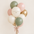Message or Logo to ONE balloon