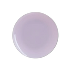 Lavender Silver Rimmed Reusable Plates - 2 Sizes