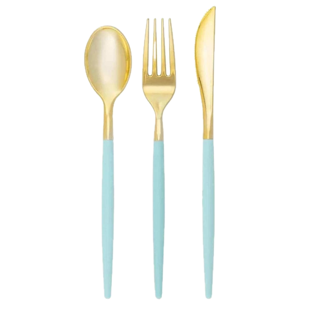 Mint & Green Reusable Cutlery Set -32 pcs